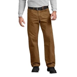 Dickies Men's Carpenter Work Pant, Rinsed Duck Brown, 40W x 30L -NWOT